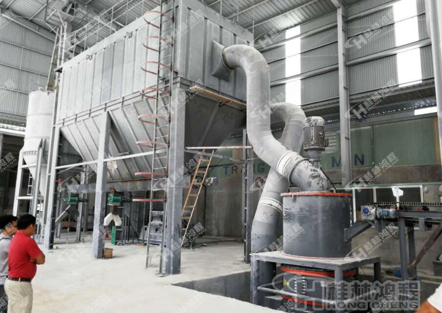 桂林鴻程白云石磨粉機(jī)，環(huán)保磨粉機(jī)-HCH超細(xì)環(huán)輥磨粉機(jī)環(huán)保設(shè)備