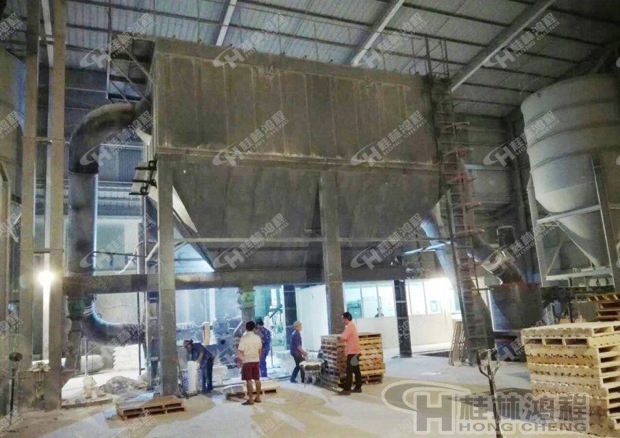 HCH1395超細滑石粉生產(chǎn)設(shè)備，滑石磨粉機，桂林鴻程環(huán)輥磨