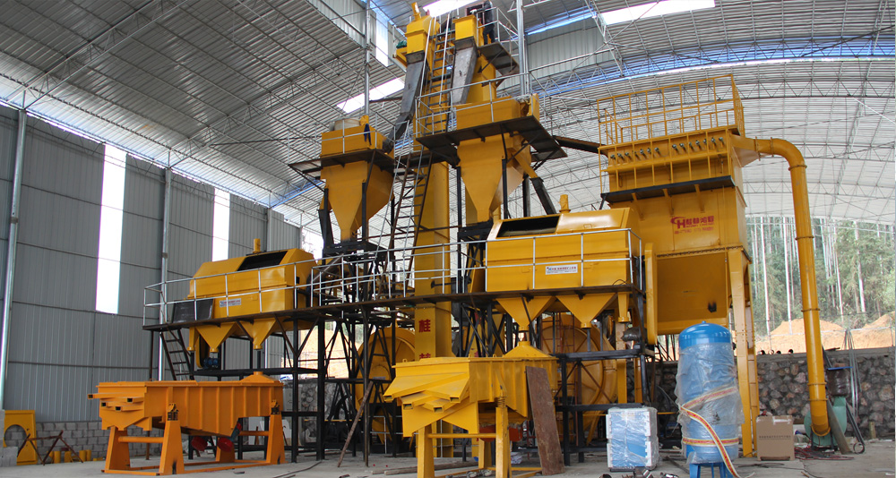 桂林鴻程石英粉300目用石英粉磨粉機，石英砂球磨機