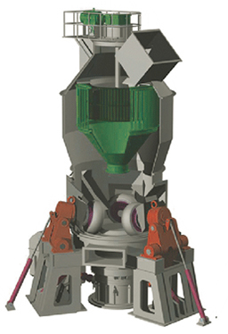 三輥立式磨粉機結(jié)構(gòu)及工作原理 三輥立式磨粉機結(jié)構(gòu)及工作原理