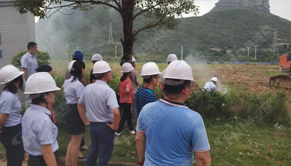 桂林鴻程機電設(shè)備有限公司廠區(qū)2#生產(chǎn)廠房開工大吉！