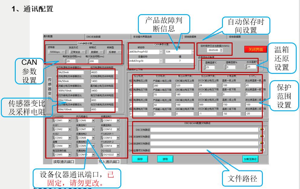 車載充電器OBC/DC-DC轉換器測試軟件系統(tǒng)